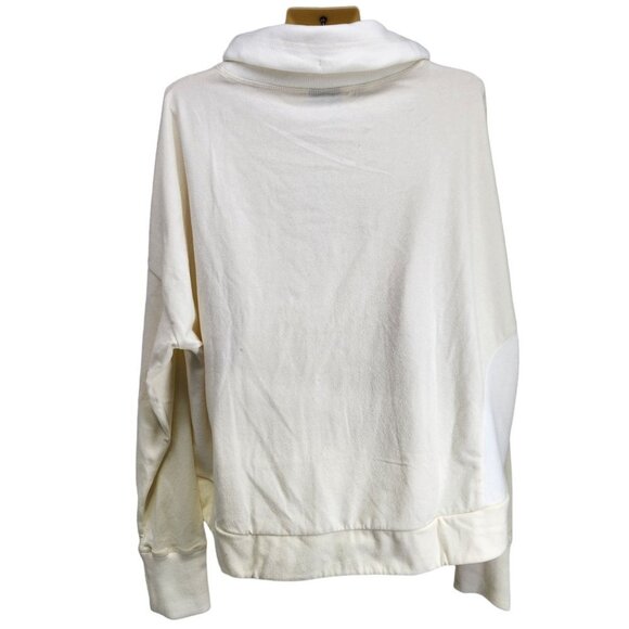 NWT Sweaty Betty Harmonise‎ Luxe Fleece White Pullover Sweatshirt Size XXL - Picture 5 of 12